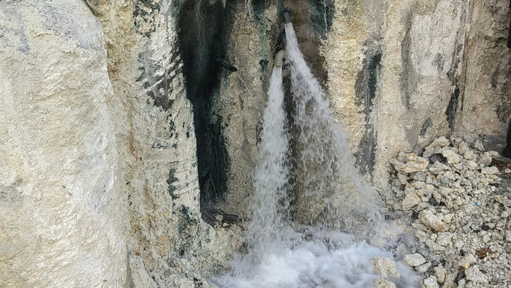 Water ingress leaking into active area