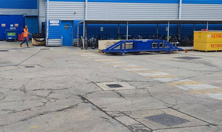 Telakan betonilaattojen tuki: 28 % kantavampi maaperä