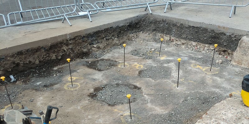 Ground improvement for a stator laydown area