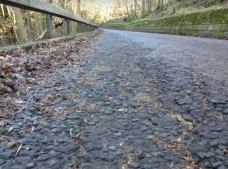 C50 road degradation