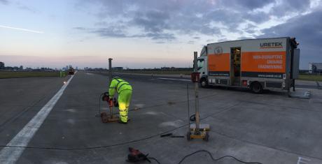 engineer working at London City Airport