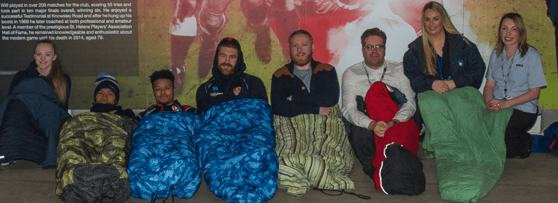 Together we raised £650.00 in the Community Sleep out! Thank you!
