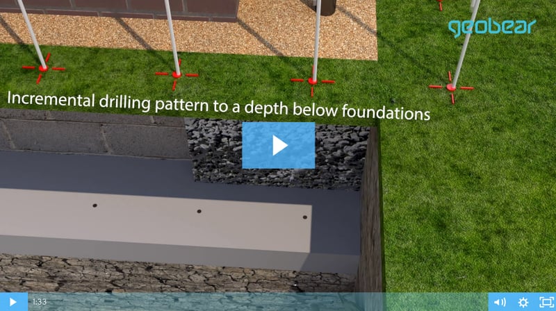 How geopolymer stabilises homes affected by subsidence