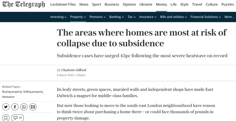 Geobear Featured in The Telegraph