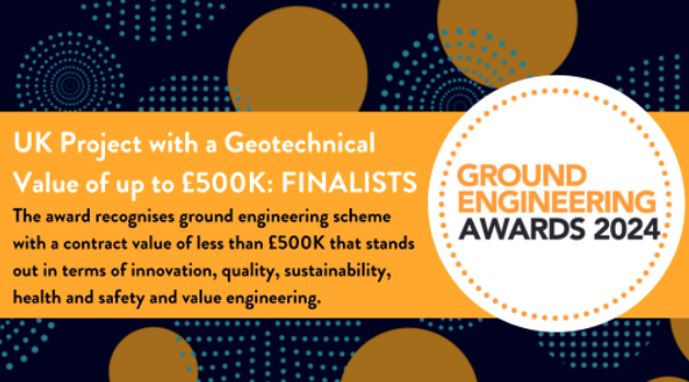 Geobear Finalist at Ground Engineering Awards