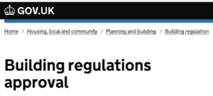 Building regs website