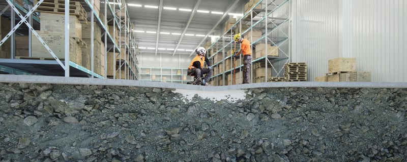 Kuinka korjata teollisuuslattian halkeamat?