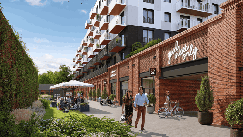 Apartamenty nad Oławką - wzmocnienie historycznej ściany ceglanej