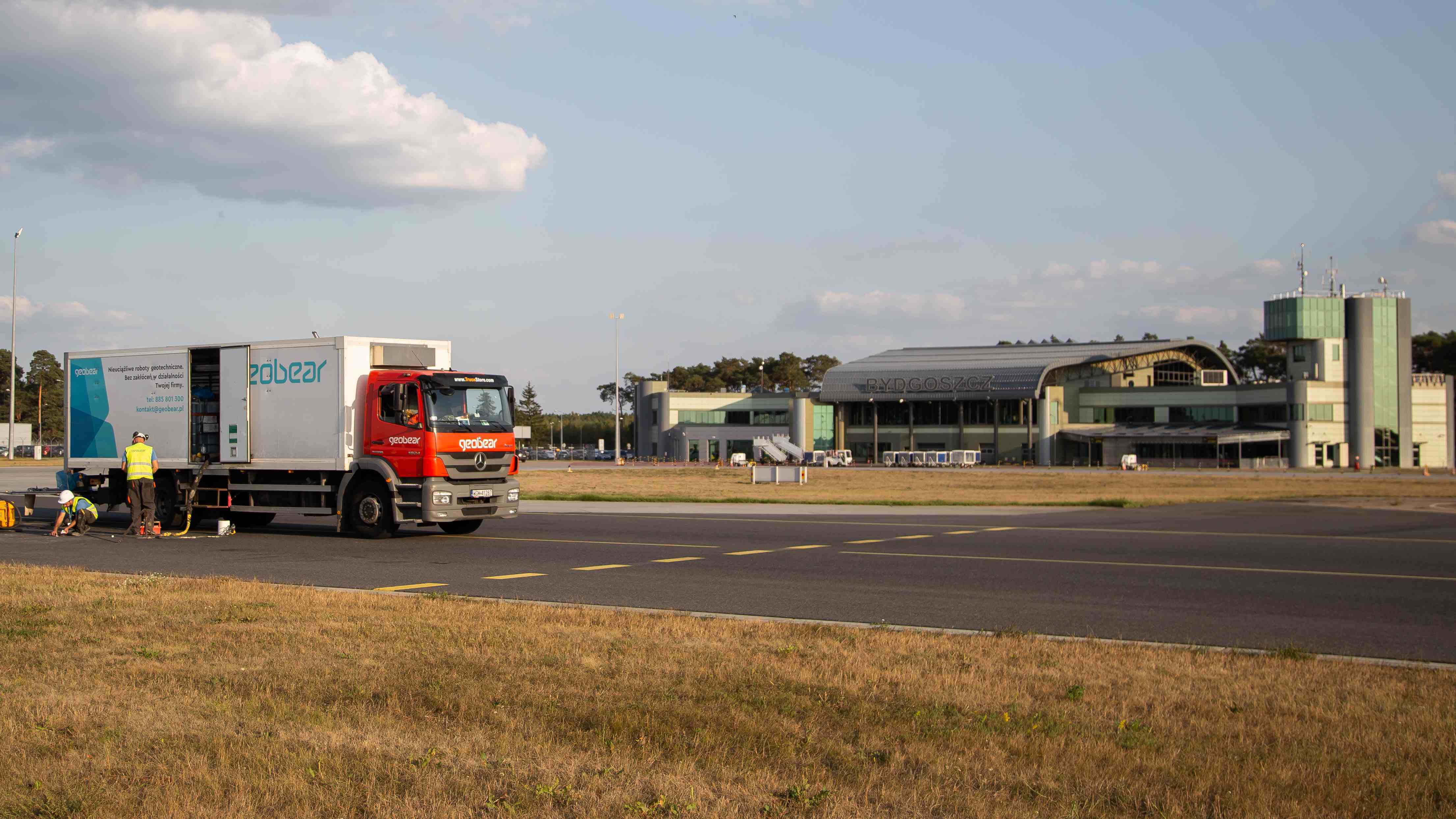 Płyta lotniska w Bydgoszczy