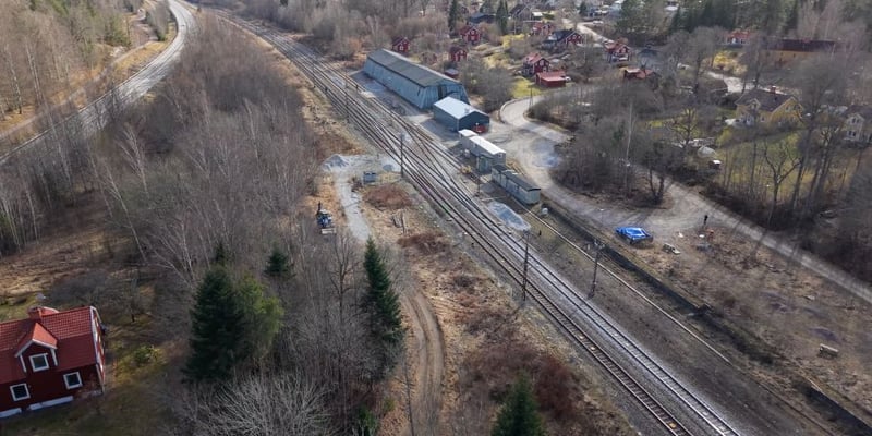 Markförstärkning under järnvägsväxel