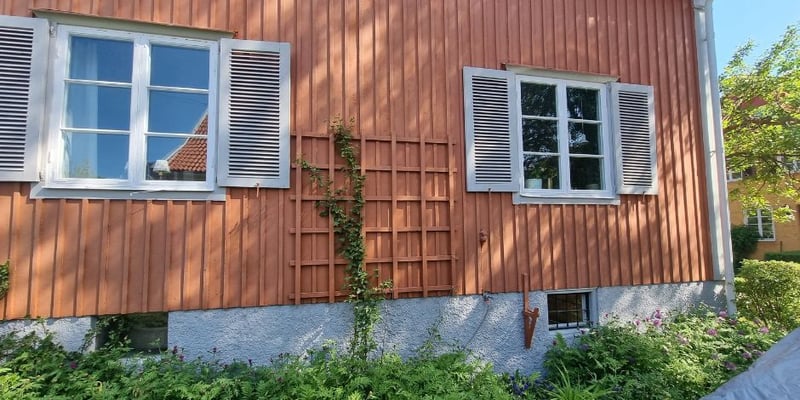 Vad händer med villan när husgrunden torkar ut?