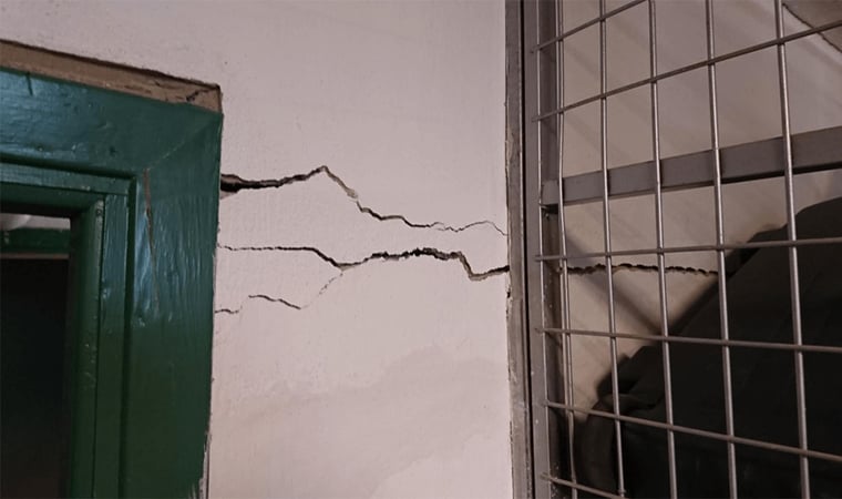 Lyft av källargolv i flerbostadshus, Helsingborg