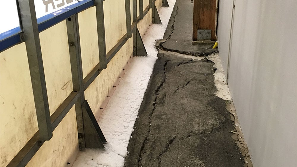 Markförstärkning Geobear, Allhallen Ekerö