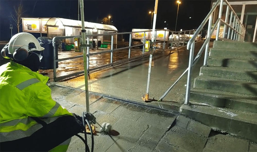 Coop i Stuvsta anlitade Geobear för att åtgärda sättningar.