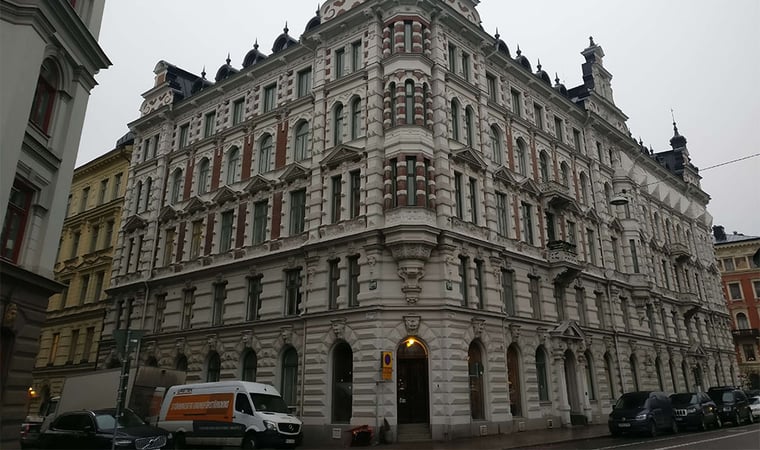 Stabilisering av historisk byggnad i Stockholm