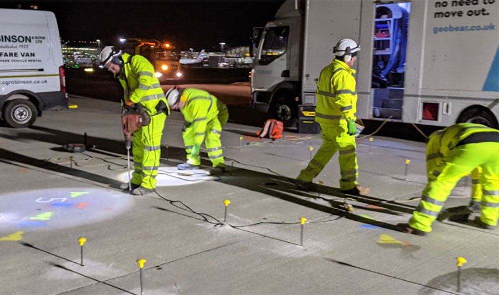 Flygplats geopolymer Geobear