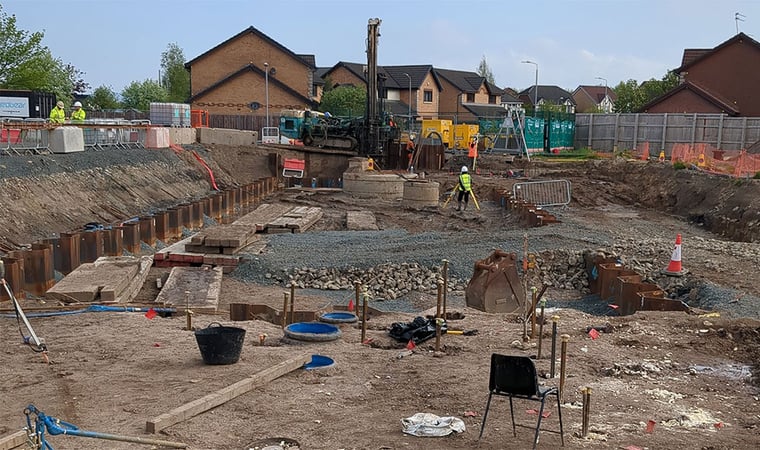 Nivåjustering av brunnar under dränering