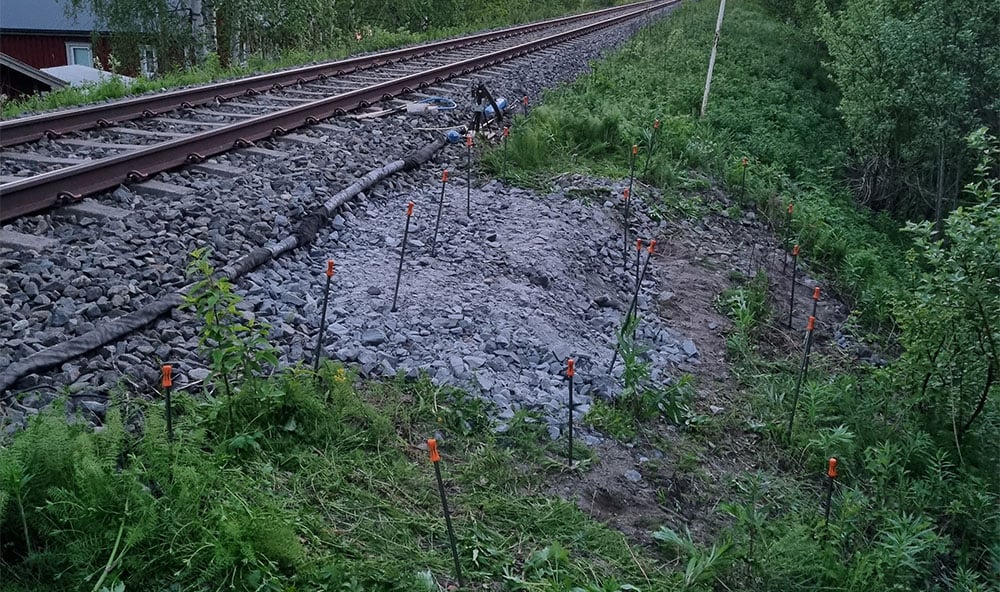 Geobear stabiliserar trummor i Undersåker, Åre