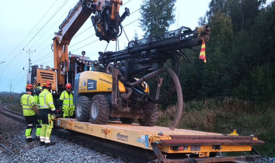 Geobear trumma vid Åberget