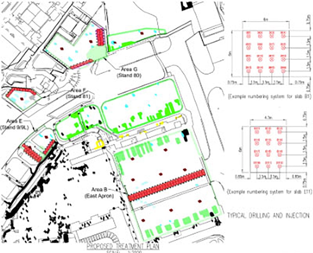 designlösning flygplats Geobear