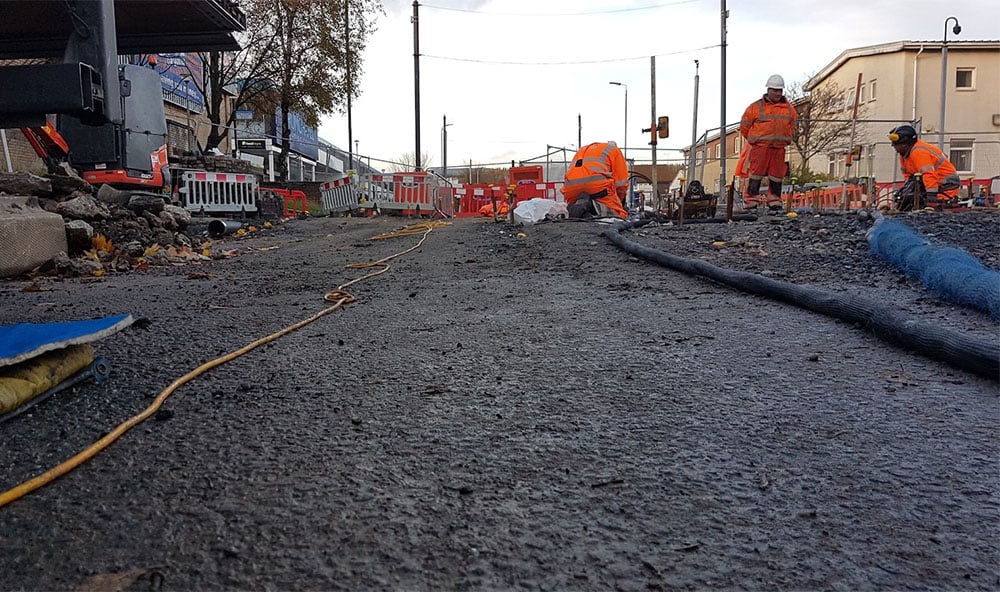 infra dåligt packad mark