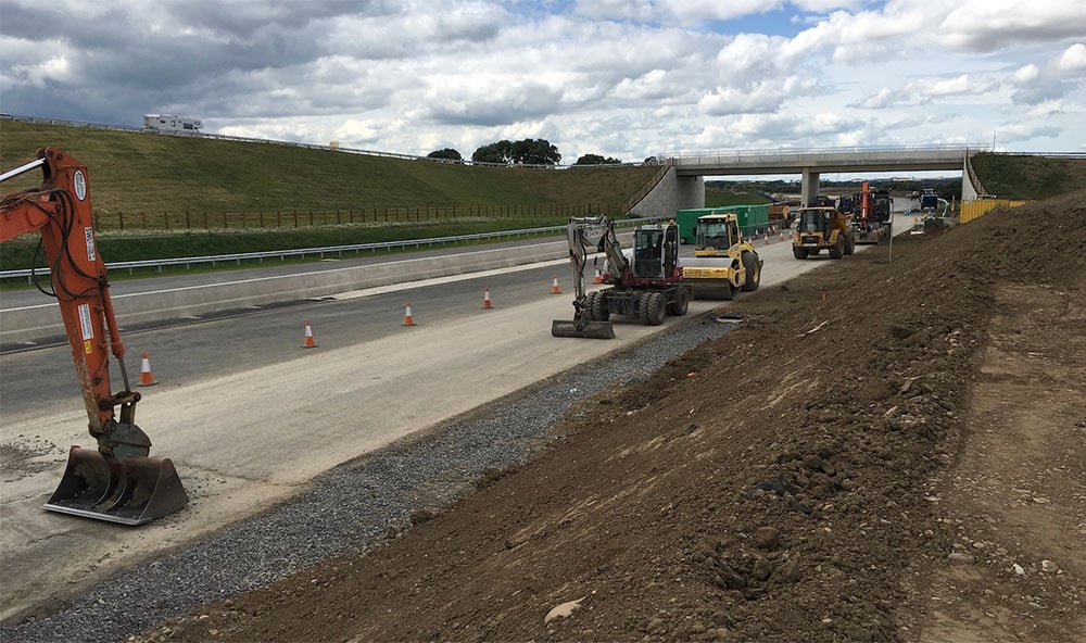 infra väg och motorväg åternivellering nivåjustering