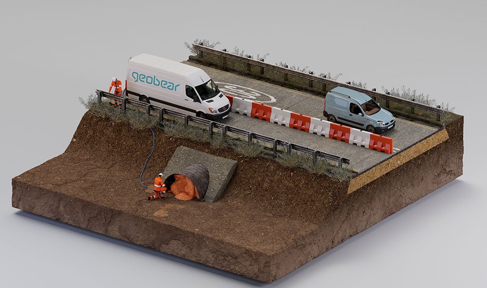 tomrumsfyllning infra geobear