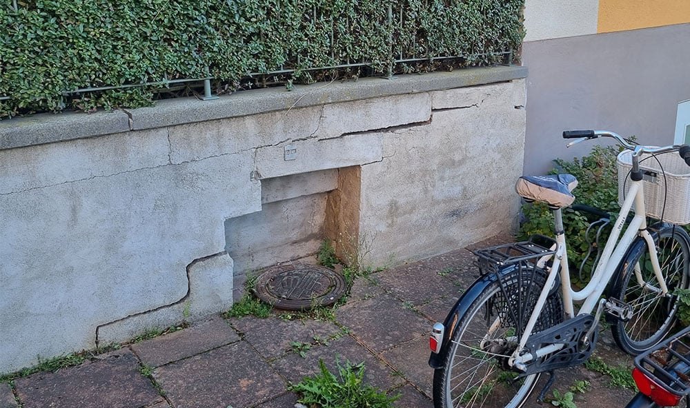 BRF Riksbyhöjden före markförstärkning, Geobear