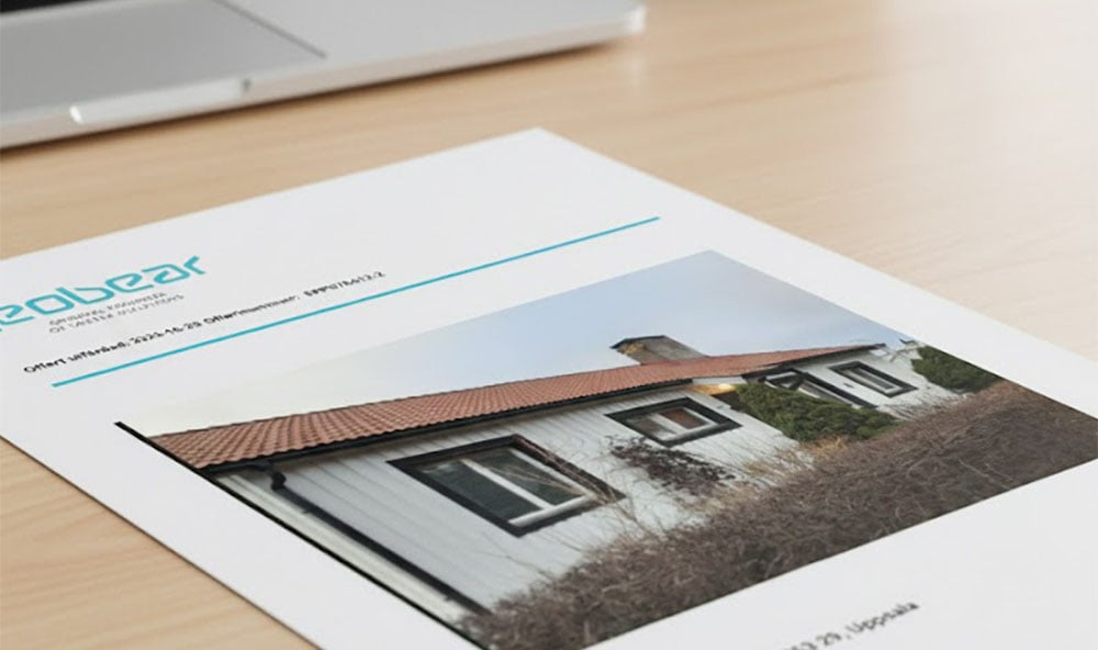 Geobears offert ligger på ett bord.