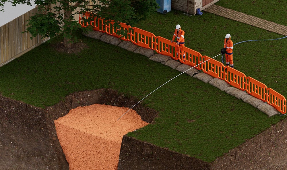 Sinkhole filling