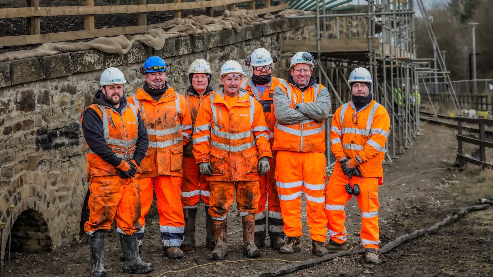 Geobear team on site