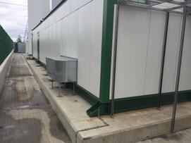Void filling reduces noise and vibration problems – biogas plant