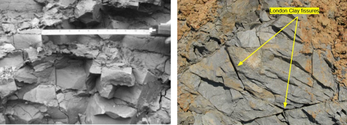 clay fissures