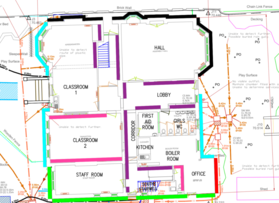 School stabilisation, geopolymer injection – clay shrinkage