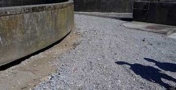 Waste water treatment works – void filling
