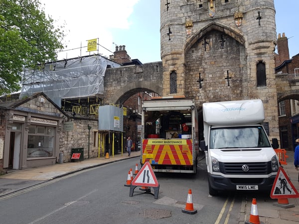 York historic city walls – void filling