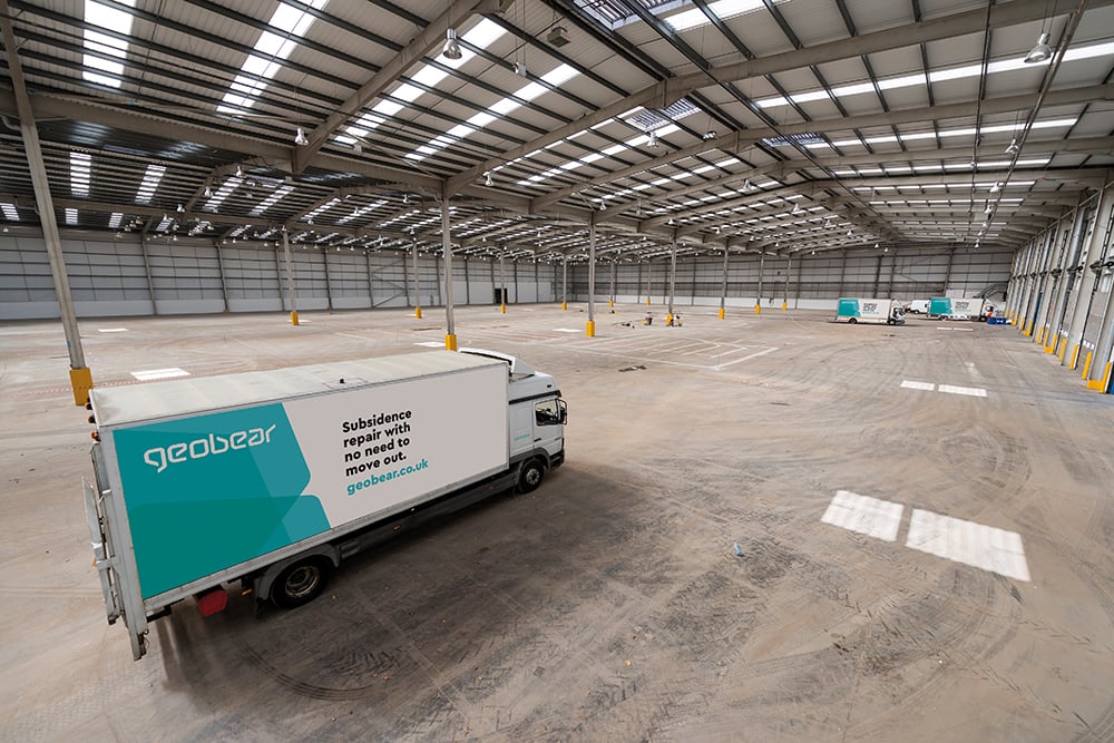 Geobear truck warehouse