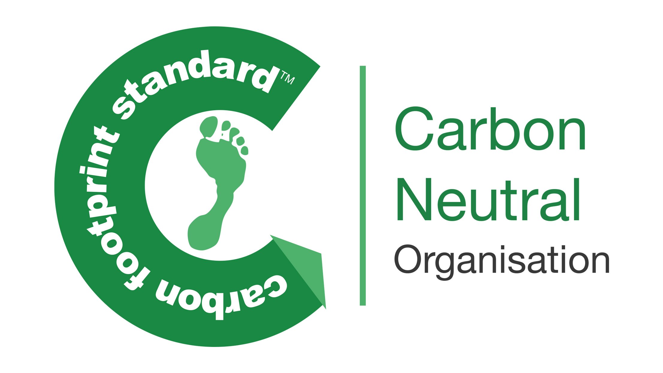 Logo of the carbon footprint standard - carbon neutral organisation.
