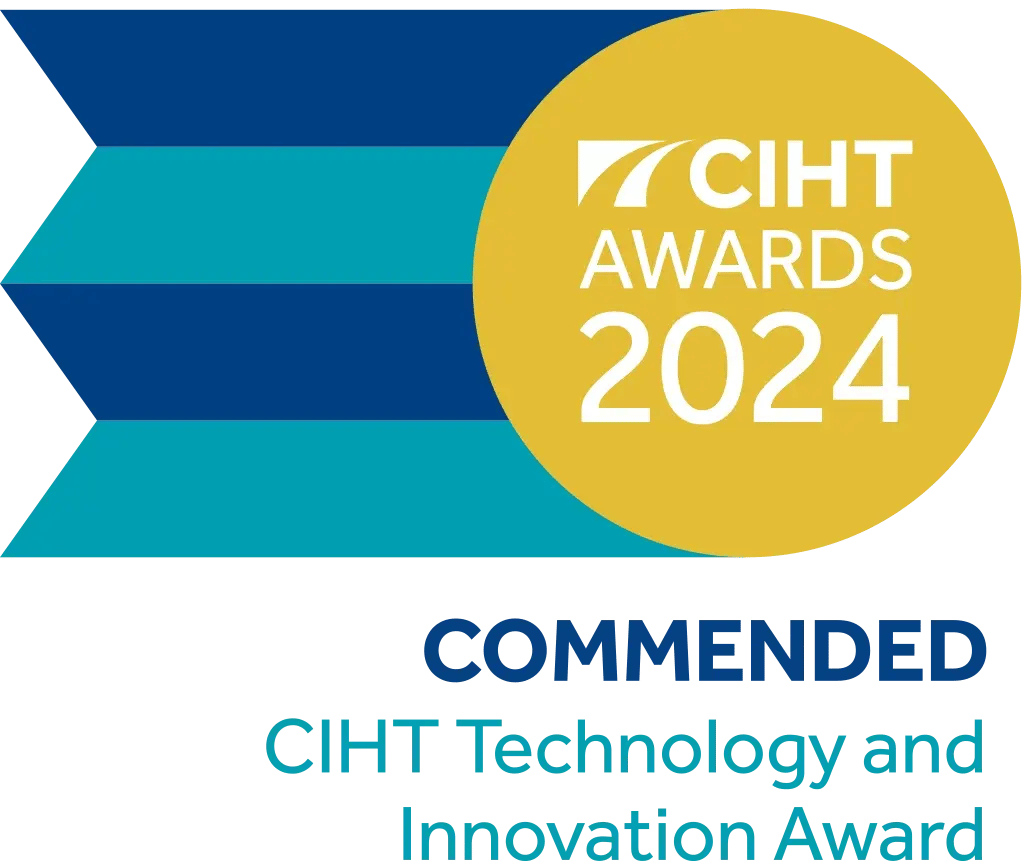 CIHT technology and innovation award commended 2024