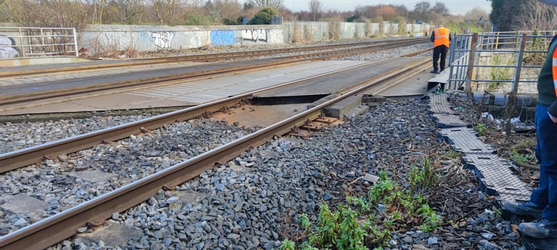 Rail transition zone ground improvement
