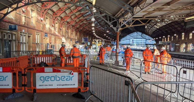 Bristol Temple Meads platform strengthening