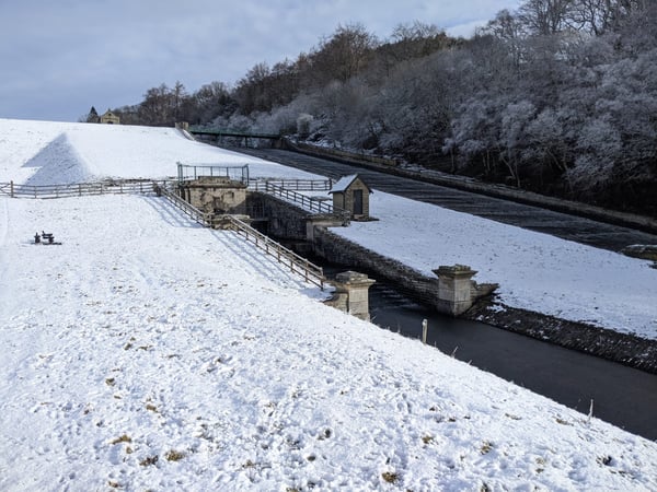 Tunstall Reservoir, County Durham – void filling
