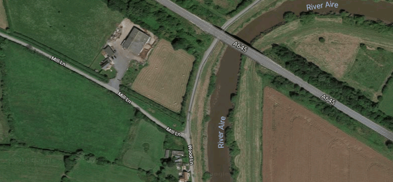 Leaking river wall sealed