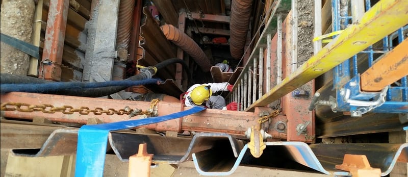 Emergency road repair works – Barnet, UK