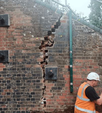 Bookham Wingwall stabilisation