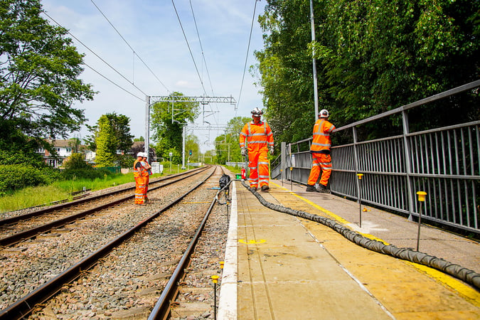 Platform stabilisation at St Margarets Station