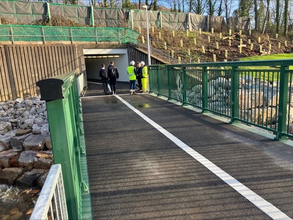 Ground improvement works for Tynybryn bridge