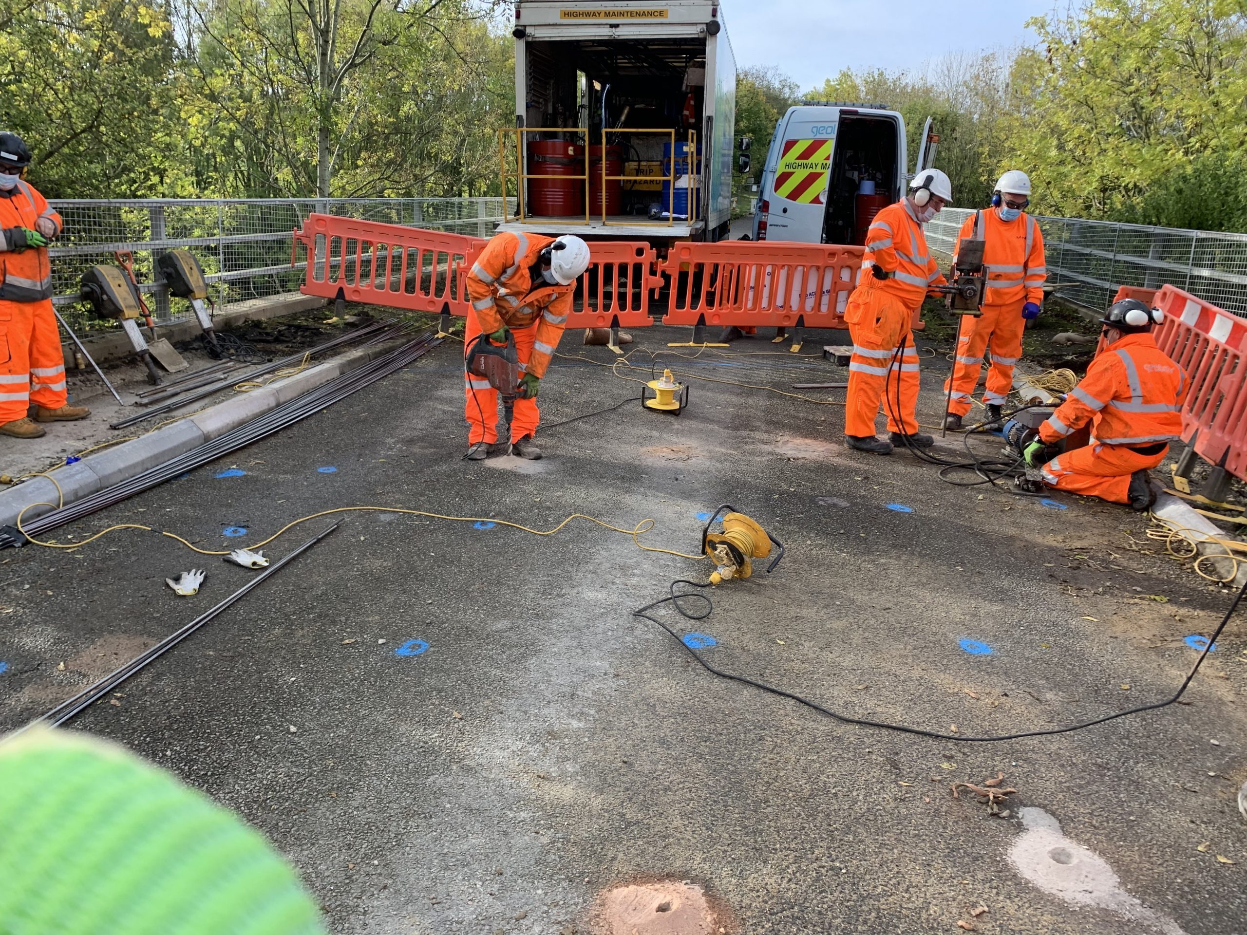 Newham Hill bridge approach – ground improvement | Geobear UK