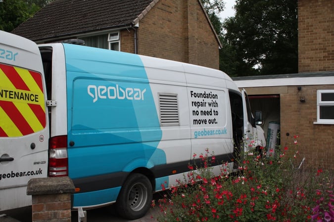 Garage stabilisation & subsidence repair