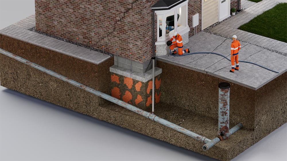 Visualisation of Geobear on a residential property